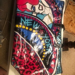 Patricia Field large vinyl tote New York